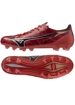 Buty piłkarskie Mizuno Alfa Ii Elite Fg M P1GA256260 czerwone ze sklepu ButyModne.pl w kategorii Buty sportowe męskie - zdjęcie 184059057
