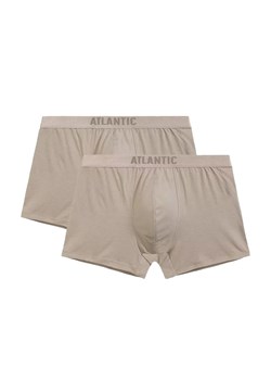 Atlantic 2-pack bokserki męskie 2BMH-012-BEŻOWY, Kolor beżowy, Rozmiar S, ATLANTIC ze sklepu Primodo w kategorii Majtki męskie - zdjęcie 184059646