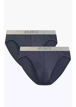Atlantic 2-pack grafitowe slipy męskie 2BMP-013, Kolor grafitowy, Rozmiar M, ATLANTIC ze sklepu Primodo w kategorii Majtki męskie - zdjęcie 184059657