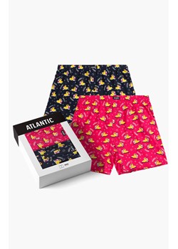 Atlantic 2-pack bokserki męskie luźne 2MBH-007 GRA/ROZ, Kolor granatowo-różowy, Rozmiar M, ATLANTIC ze sklepu Primodo w kategorii Majtki męskie - zdjęcie 184059676