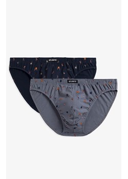 2-pack Slipy męskie sport Monkey 2MP-003-SZA/GRA, Kolor multicolour, Rozmiar M, ATLANTIC ze sklepu Primodo w kategorii Majtki męskie - zdjęcie 184059727
