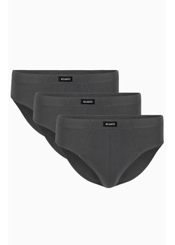 3-pack slipy męskie 3BMP-006-GRAFITOWY, Kolor grafitowy, Rozmiar M, ATLANTIC ze sklepu Primodo w kategorii Majtki męskie - zdjęcie 184059785