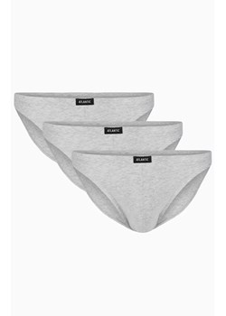 3-pack slipy męskie szary melanż 3BMP-230, Kolor szary melanż, Rozmiar 2XL, ATLANTIC ze sklepu Primodo w kategorii Majtki męskie - zdjęcie 184059788
