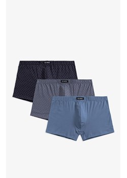 3-pack Bawełniane bokserki męskie 3MH-193, Kolor grafitowo-niebieski, Rozmiar M, ATLANTIC ze sklepu Primodo w kategorii Majtki męskie - zdjęcie 184059876