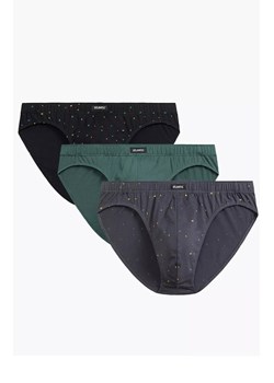 Atlantic 3-pack slipy męskie sport 3MP-186-CZA/ZIE/GRF, Kolor multicolour, Rozmiar S, ATLANTIC ze sklepu Primodo w kategorii Majtki męskie - zdjęcie 184060197