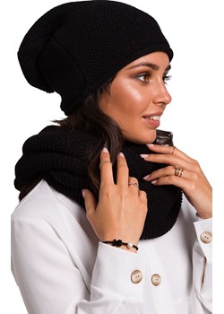 Czapka BK044, Kolor czarny, Rozmiar one size, BE Knit ze sklepu Primodo w kategorii Czapki zimowe damskie - zdjęcie 184061537
