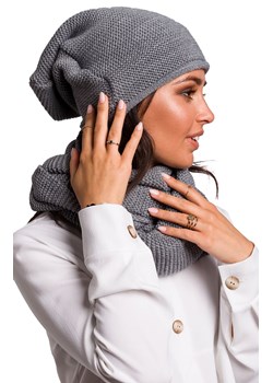 Czapka BK044, Kolor szary, Rozmiar one size, BE Knit ze sklepu Primodo w kategorii Czapki zimowe damskie - zdjęcie 184061539