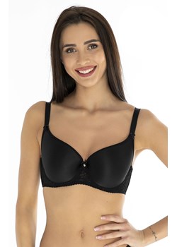 Czarny ciążowy biustonosz usztywniany do karmienia full cup Adel Mama, Kolor czarny, Rozmiar 70D, BIGGI ze sklepu Primodo w kategorii Biustonosze - zdjęcie 184061866