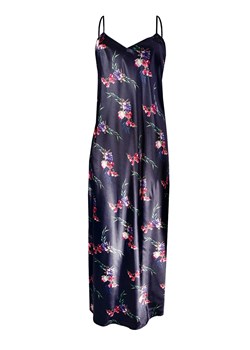 Flowers koszula nocna długa DK-HI 009, Kolor granatowo-różowy, Rozmiar XS, DKaren ze sklepu Primodo w kategorii Koszule nocne - zdjęcie 184063579