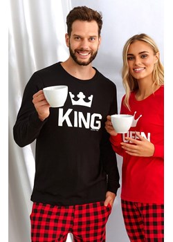 Piżama męska KING PMB.9761, Kolor czarny, Rozmiar S, Doctor Nap ze sklepu Primodo w kategorii Piżamy męskie - zdjęcie 184064085