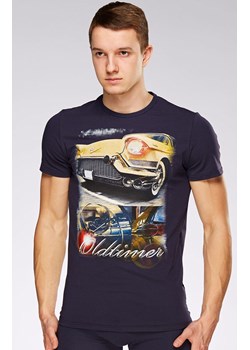 Podkoszulek męski Hard 09/1-82/66+766, Kolor granatowy-wzór, Rozmiar L, Fabio Undercare ze sklepu Primodo w kategorii T-shirty męskie - zdjęcie 184068148