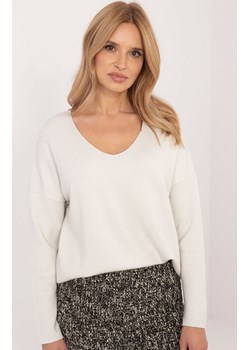 Sweter oversize ecru DHJ-BZ-19238.26, Kolor ecru, Rozmiar uniwersalny, ITALY MODA ze sklepu Primodo w kategorii Swetry damskie - zdjęcie 184068608