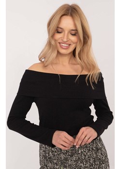 Sweter z odkrytymi ramionami czarny DHJ-SW-A2449.33, Kolor czarny, Rozmiar uniwersalny, ITALY MODA ze sklepu Primodo w kategorii Swetry damskie - zdjęcie 184068946