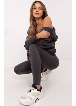 Modelujące legginsy push-up ciemnoszare NM-LG-NOU009.39, Kolor ciemnoszary, Rozmiar M/L, Trendy.ING ze sklepu Primodo w kategorii Spodnie damskie - zdjęcie 184069427
