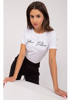 Biały t-shirt damski RV-BZ-9479.64, Kolor biały, Rozmiar uniwersalny, Relevance ze sklepu Primodo w kategorii Bluzki damskie - zdjęcie 184069506
