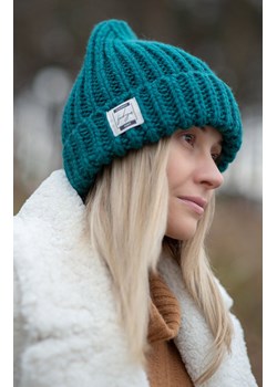 Czapka chunky knit w kolorze morskim F1511, Kolor ciemny morski, Rozmiar one size, Fobya ze sklepu Primodo w kategorii Czapki zimowe damskie - zdjęcie 184070028