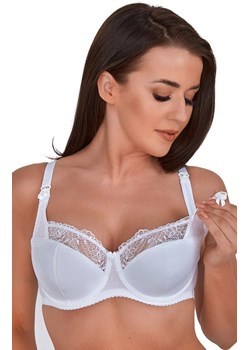 Biały biustonosz do karmienia półusztywniany semi-soft Mama Mama 009, Kolor biały, Rozmiar 80D, Gaia ze sklepu Primodo w kategorii Biustonosze - zdjęcie 184070736