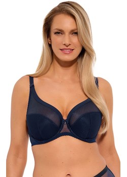 Gaia biustonosz półusztywniany semi-soft granatowy Sonia Art.1058, Kolor granatowy, Rozmiar 80B, Gaia ze sklepu Primodo w kategorii Biustonosze - zdjęcie 184070815