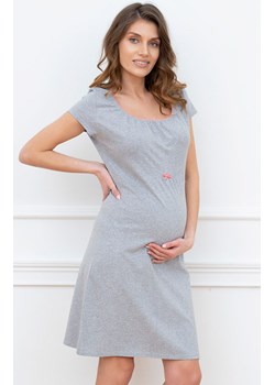 Koszula nocna dla kobiet w ciąży szara Dagna, Kolor szary melanż, Rozmiar S, Italian Fashion ze sklepu Primodo w kategorii Koszule nocne - zdjęcie 184073517
