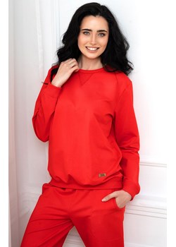 Komplet dresowy czerwony z długim rękawem i długimi spodniami Panama, Kolor czerwony, Rozmiar S, Italian Fashion ze sklepu Primodo w kategorii Komplety i garnitury damskie - zdjęcie 184074788