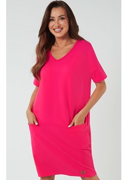 Tunika damska z krótkim rękawem fuksja Stella, Kolor fuksja, Rozmiar S, Italian Fashion ze sklepu Primodo w kategorii Sukienki - zdjęcie 184075339