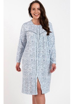 Bawełniana koszula nocna damska z długim rękawem Talita, Kolor niebieski-wzór, Rozmiar M, Italian Fashion ze sklepu Primodo w kategorii Koszule nocne - zdjęcie 184075388