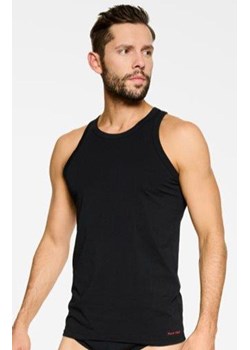 Czarny bawełniany podkoszulek męski tank top Brass 19776, Kolor czarny, Rozmiar L, Rene vilard ze sklepu Primodo w kategorii T-shirty męskie - zdjęcie 184076038