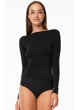Bluzka damska z długim rękawem czarna Simple Longsleeve, Kolor czarny, Rozmiar L, Julimex ze sklepu Primodo w kategorii Bluzki damskie - zdjęcie 184076409