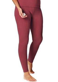 Key legginsy Hot Touch z wąską gumką w pasie bordowe LXL 729 1 BO, Kolor bordowy, Rozmiar S, Key ze sklepu Primodo w kategorii Spodnie damskie - zdjęcie 184076788