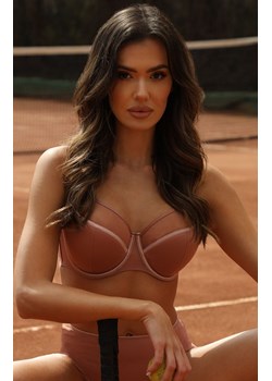 Biustonosz półusztywniany semi-soft ciemnoróżowy Sophie BC-676, Kolor ciemny różowy, Rozmiar 100D, Kinga ze sklepu Primodo w kategorii Biustonosze - zdjęcie 184077285
