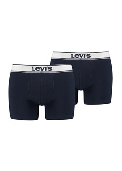 Levis 2-pack bawełnianych bokserek męskich 100001150, Kolor granatowy melanż, Rozmiar S, Levis ze sklepu Primodo w kategorii Majtki męskie - zdjęcie 184077946