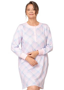 Koszula nocna z długim rękawem Agata III 257 22, Kolor różowy-wzór, Rozmiar 2XL, MARTEL ze sklepu Primodo w kategorii Koszule nocne - zdjęcie 184080136