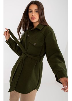 Płaszcz damski khaki EM-PL-2939.85, Kolor khaki, Rozmiar one size, City donna ze sklepu Primodo w kategorii Płaszcze damskie - zdjęcie 184081409