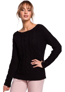 Sweter damski czarny M511, Kolor czarny, Rozmiar S/M, MOE ze sklepu Primodo w kategorii Swetry damskie - zdjęcie 184081849