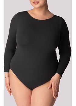 Mona body damskie z długim rękawem szare Longsleeve Base Plus Size, Kolor szary, Rozmiar 2XL, Mona ze sklepu Primodo w kategorii Body damskie - zdjęcie 184085257
