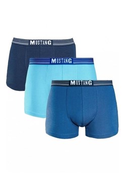 3-pack bokserki męskie 4224-1003 Retro, Kolor niebiesko-granatowy, Rozmiar M, Mustang ze sklepu Primodo w kategorii Majtki męskie - zdjęcie 184085679