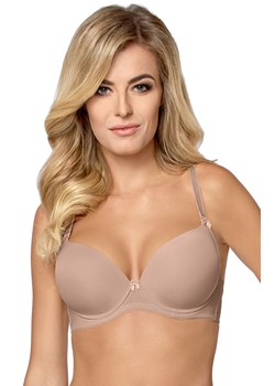 Biustonosz super push-up z silikonem double push Ida, Kolor mocca, Rozmiar 65E, Mefemi ze sklepu Primodo w kategorii Biustonosze - zdjęcie 184085898