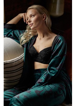 Szlafrok damski krótki kimono Juliana, Kolor zielony, Rozmiar S, Mefemi ze sklepu Primodo w kategorii Szlafroki damskie - zdjęcie 184086055