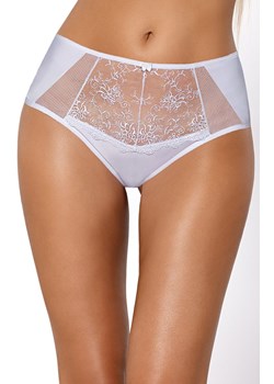 Cynthia figi damskie z wysokim stanem białe, Kolor biały, Rozmiar S, PariPari Lingerie ze sklepu Primodo w kategorii Majtki damskie - zdjęcie 184087397