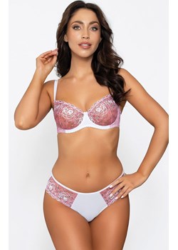 Fiori biustonosz miękki soft, Kolor biało-różowy, Rozmiar 65C, PariPari Lingerie ze sklepu Primodo w kategorii Biustonosze - zdjęcie 184087407