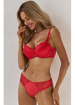 Vesta czerwony biustonosz push-up z odpinanymi ramiączkami, Kolor czerwony, Rozmiar 70C, PariPari Lingerie ze sklepu Primodo w kategorii Biustonosze - zdjęcie 184090206