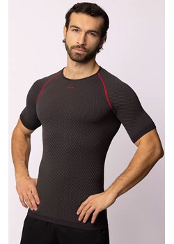 Termoaktywna koszulka męska czarno-szara Breath, Kolor czarno-szary, Rozmiar L, Spaio ze sklepu Primodo w kategorii T-shirty męskie - zdjęcie 184090809