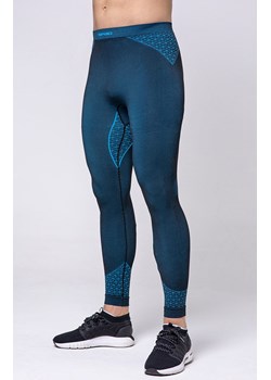 Legginsy męskie czarno-niebieskie Breeze, Kolor czarno-niebieski, Rozmiar L, Spaio ze sklepu Primodo w kategorii Spodnie męskie - zdjęcie 184090825
