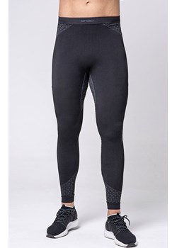 Legginsy męskie czarno-szare Breeze, Kolor czarno-szary, Rozmiar L, Spaio ze sklepu Primodo w kategorii Spodnie męskie - zdjęcie 184090828