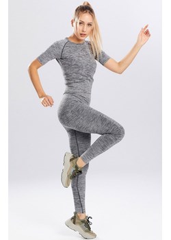Legginsy melange sportowe w kolorze szarym, Kolor szary melanż, Rozmiar S, Spaio ze sklepu Primodo w kategorii Spodnie damskie - zdjęcie 184091028