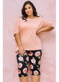 Piżama damska 3/4 plus size Margot 3161, Kolor morelowy-wzór, Rozmiar XXL, Taro ze sklepu Primodo w kategorii Piżamy damskie - zdjęcie 184092579