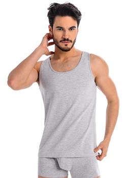 Szary podkoszulek męski tank top Eli 1301, Kolor szary, Rozmiar 3XL, Teyli ze sklepu Primodo w kategorii Podkoszulki męskie - zdjęcie 184092998