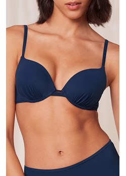 Triumph góra stroju kąpielowego usztywniane miseczki typu push-up Summer Mix &amp; Match WHU 01 sd 10214740-00RA, Kolor granatowy, Rozmiar 38C, Triumph ze sklepu Primodo w kategorii Stroje kąpielowe - zdjęcie 184094007