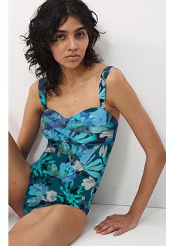 Triumph jednoczęściowy strój kąpielowy Summer Fleur OPD 10222315-M025, Kolor zielono-niebieski, Rozmiar 38E, Triumph ze sklepu Primodo w kategorii Stroje kąpielowe - zdjęcie 184094796