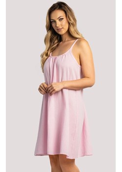 Koszula nocna damska halka różowa Lotus, Kolor różowy, Rozmiar L/XL, Unikat ze sklepu Primodo w kategorii Koszule nocne - zdjęcie 184095158